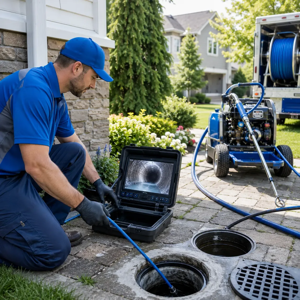 Outdoor drain cleaning professionals serving Locust, NC